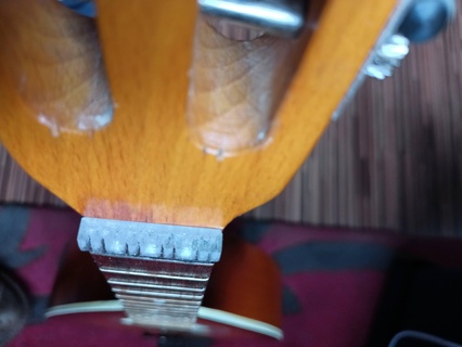defil mandolin slotted nut zero fret mandolina 3d print model - Mito3D