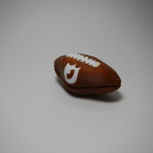 deflated football deflategate game 3d print model - Mito3D