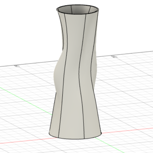 déformé vase 0004 pot maison fleur fleurs décoration décorer 3D print model - Mito3D
