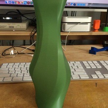 deformed vase 4 home decor mode spiral simply 3d print model - Mito3D