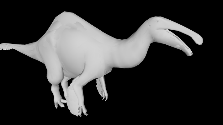 deinocheirus dinozor 3d print model - Mito3D