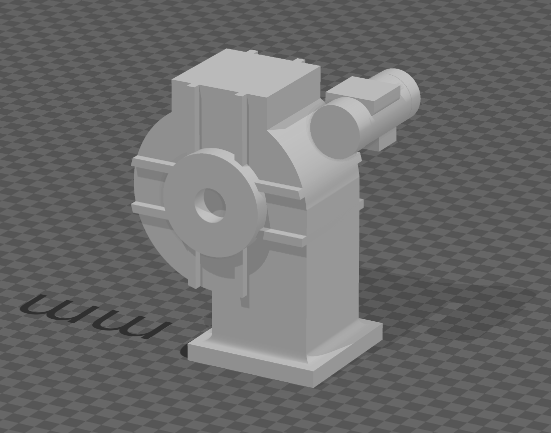 deko turbine spur n modelbahn spurn miniatur 3D print model - Mito3D