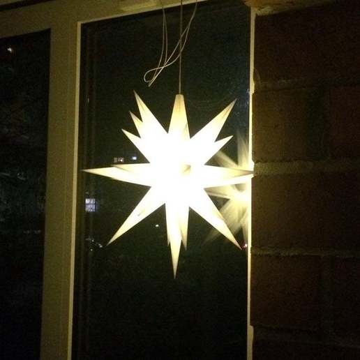 dekorativer weihnachtsstern dekoratif Noel yıldızı ev baum blume soğuk deco dekorasyon deko dekoration Google feiertagsdekoration çiçek herrnhuter buz kaelte k&auml lte krippe lichter ışıklar schmuck schnee kar yıldız stern ağaç weihnacht dekor 3D print model - Mito3D