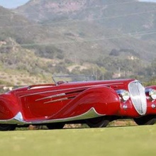 delahaye type 165 roadster figoni & falaschi 1939 game 1937 1938 1940 30s 40s et french car wargame ww2 vehicles 3d print model - Mito3D