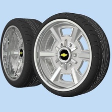 delmo 39 s Rapidez quadrado chevy restomod roda borda pneu personalizadas Delmos corpo gmc escala 1 25 24 18 12 10 3d print model - Mito3D