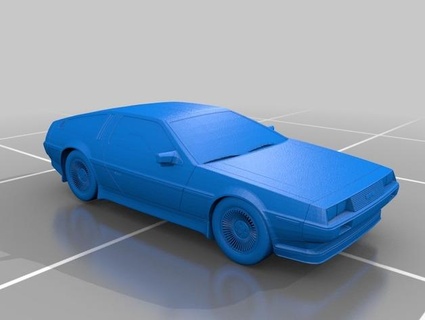 deloreano dmc 12 carros afinação detalhe 3d print model - Mito3D