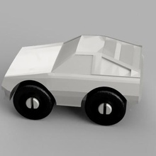 delorean duplo kompatibel Spiel lego-duplo Bau-Spielzeug 3d print model - Mito3D