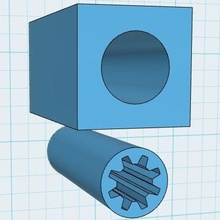 delrin bearubg 15mm od 8mm palier linéaire électronique 3d print model - Mito3D