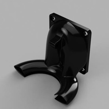 delta-3d-Drucker-fan cowling tool flsun Effektor Kühlung 3d print model - Mito3D