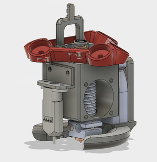 Delta Effektor bltouch radial Ventilator 3d Drucker Teile 3d print model - Mito3D