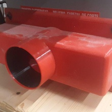 delta menuisier poussière Port outil 3d imprimé 3d print model - Mito3D