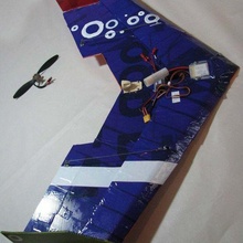 deltawing printed bits aircraft combatw combat wing kfm airfoil slope r/c_vehicles 3d print model - Mito3D