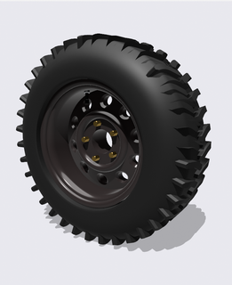 démo Derby route tracteur pneus roue assortiment voiture camion chariot élévateur démolition 3d print model - Mito3D