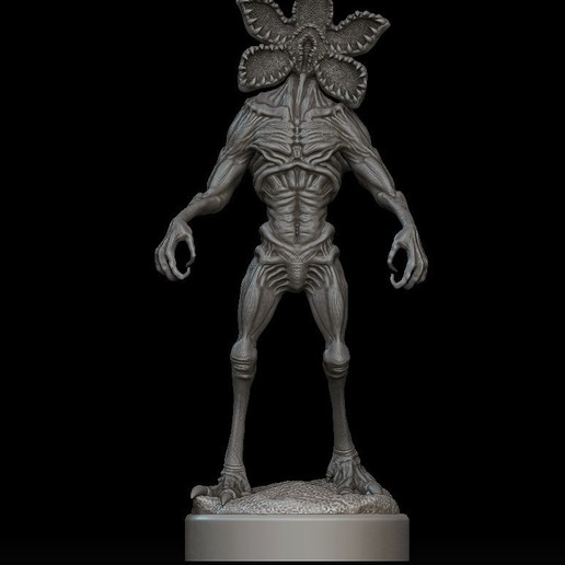 demogorgon statue stranger series strangerthings scary 3D print model - Mito3D