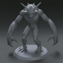 demon game art toy miniatures dnd moster olw 3d print model - Mito3D