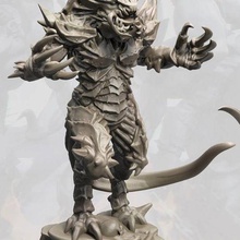 demon figurine statue statuette game toy 3d print model - Mito3D