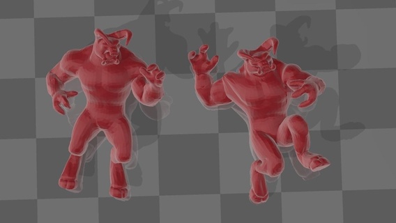 demone baroni miniatura destino tavolo wargaming rpg 3d print model - Mito3D