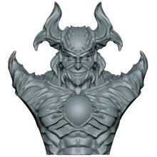 Dämon Büste Kunst der Miniatur statue Teufel Kreatur monster Oger dunkel 3d print model - Mito3D