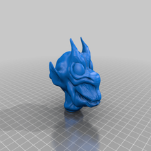 demon head 013 sculptures 3d print model - Mito3D