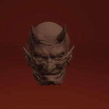 démon masque 3d print model - Mito3D