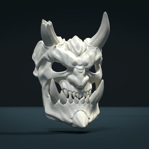 demon mask ii fashion devil imp satan inferno lucifer 3D print model - Mito3D