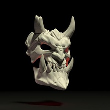 maschera di demone vari diavolo imp satana lucifero inferno 3d print model - Mito3D