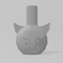 demonio boquilla extrusor bong emoticon diablo sisha emoji narguile 3d print model - Mito3D