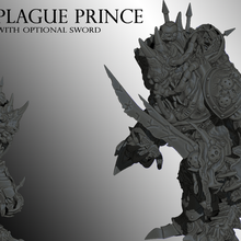 demon plague prince warhammer 40k wh40k 40000 wargaming death guard caster sorcerer tabletop miniature proxie nurgle zombie rpg character chaos deamon 3d print model - Mito3D