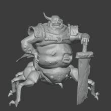iblis prens nurgle kanatlar Warhammer kaos Hamsterzavr 3d print model - Mito3D