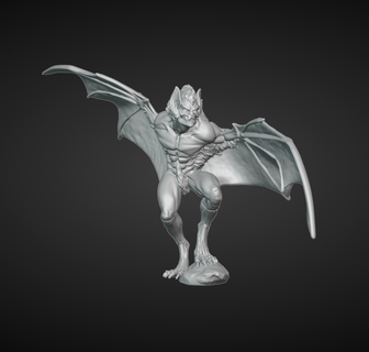 demone scultura 3d print model - Mito3D