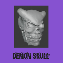 demon skull art sculpture 3dmodeling 3dsculpt skulpture cranial skull demon demon skull