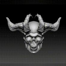 demon skull 4 horns art demon skull skull evil skull horns skull horns skull horns human skull