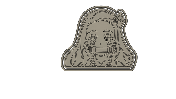 démon tueur nezuko biscuit coupeur Accueil maison anime 3d print model - Mito3D