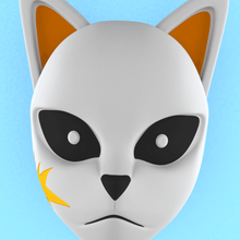 demon slayer sabito máscara gadget la demonslayer los cosplayers cosplay 3d print model - Mito3D