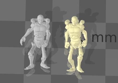 demon soldiers Game miniature doom tabletop wargaming rpg 3d print model - Mito3D