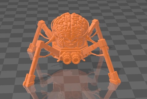 demon spider lord Game miniature doom tabletop wargaming rpg 3d print model - Mito3D