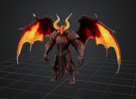 demonic overlord game 3d print model - Mito3D