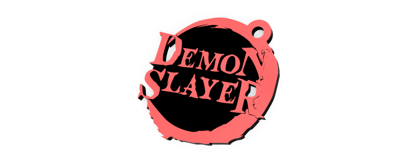 demons slayer keychain 3d print model - Mito3D