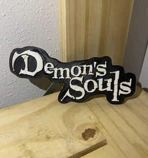 démons âmes logo playstation 3d print model - Mito3D