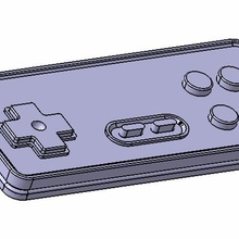 delicado controle video game 3d print model - Mito3D