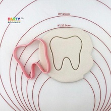 dent cookie cutter tooth cookies teeth 3d print model - Mito3D
