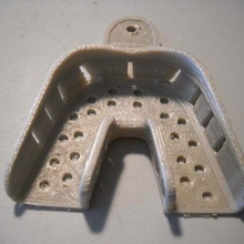 dental impression tray thing 3d print model - Mito3D