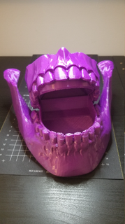 dental retainer case jaw bone skull cabinet knob drawer knobs coffin decoration halloween decorations 3d print model - Mito3D
