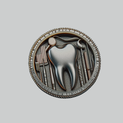 dentista medalhão arte 3d print model - Mito3D