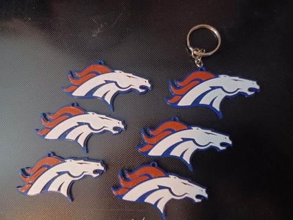 Denver Broncos anahtarlık 29cm duvar plak nfl Futbol logo Sanat anahtarlar 3d print model - Mito3D