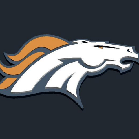 denver broncos logo various 3D print model - Mito3D