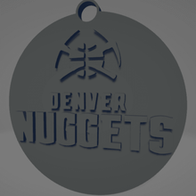 Denver pepite portachiavi nba pallacanestro cestino souvenir chiavi chiave squillare sport 3d print model - Mito3D