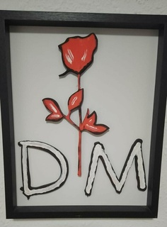 depeche mode logo 3d print model - Mito3D