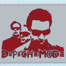 depeche mode tabella 3d vari la modalità 3d print model - Mito3D