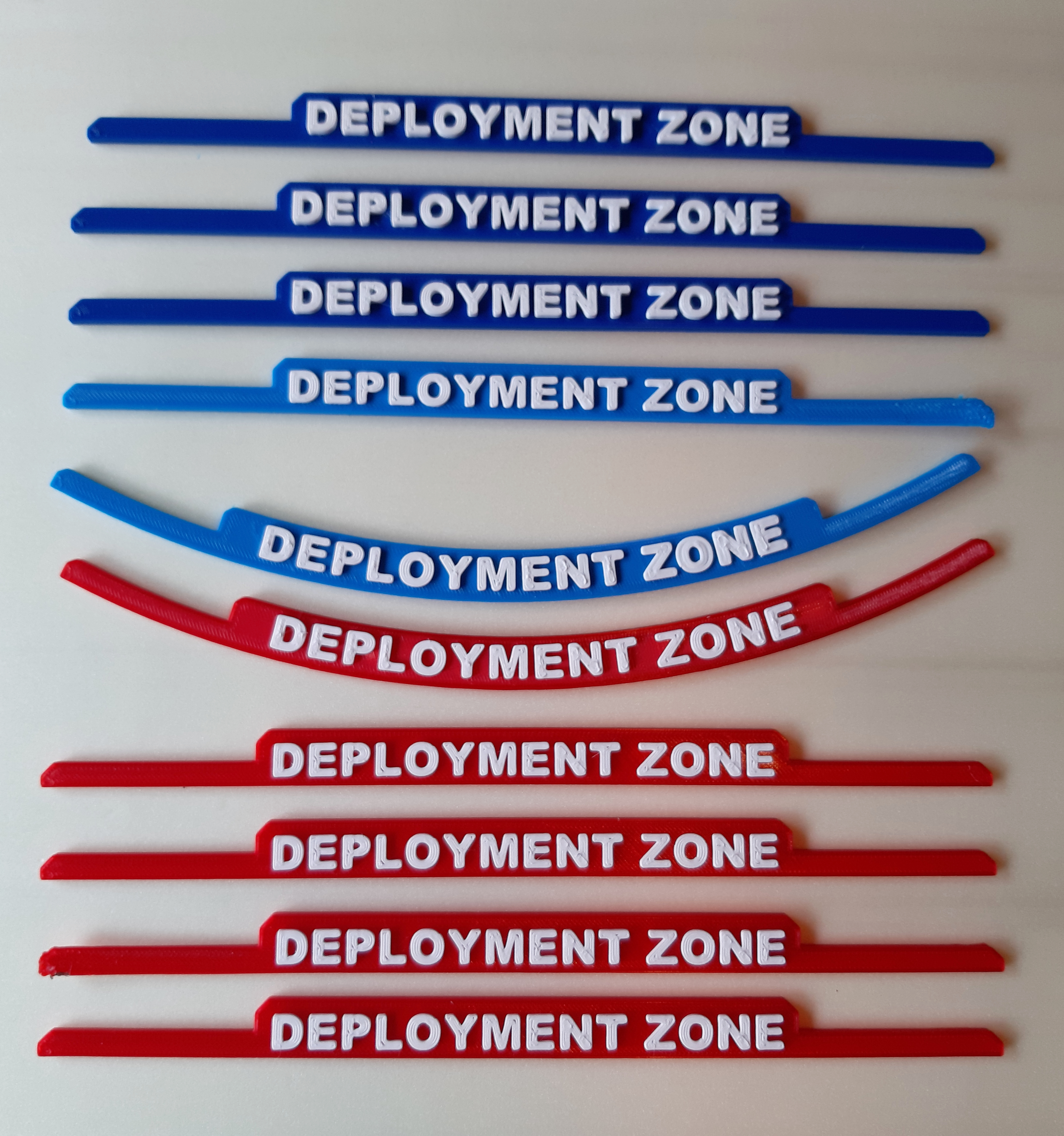 Einsatz Zone Marker Wargaming Schlachtfeld Kriegsspiel Tischplatte Hammer 3D print model - Mito3D